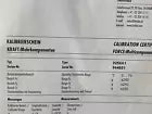 Kistler 9256A1 piezoelectric dynamometer & 5019A Multichannel charge Amplifier