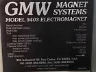 GMW Magnet System 5403 Electromagnet with BOP-20-20M power supply and MMR D2500