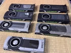 Lot of 7 NVIDIA GeForce GTX TITAN Graphics Card 6GB , 12GB
