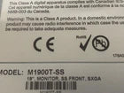 Nematron M1900T-SS monitor display new