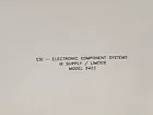 ESI Electronic Component Systems IR Supply / Limiter Model 5422 NEW