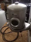 eybold univex 300 vacuum chamber with stainless steel bell jar