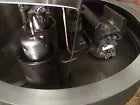 eybold univex 300 vacuum chamber with stainless steel bell jar