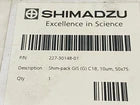 Shimadzu Shim-pack GIS (G) C18, 10um, 50x75 , P/N: 227-30148-01 NEW