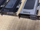 Lot of 7 NVIDIA GeForce GTX TITAN Graphics Card 6GB , 12GB