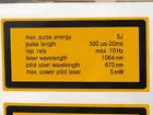 Spektrum Laser AG / Berlin MBL 500 Fiber Laser , Pulse Energy 5J , 1064nm Set