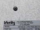 VERITY DS100-03 , P/N:1011905 , AMAT 0190-62450
