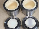 Lot of 2 Fritsch Grinding beakers 250ml type C, stainless steel PN: 01.462.0221