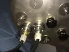 eybold univex 300 vacuum chamber with stainless steel bell jar