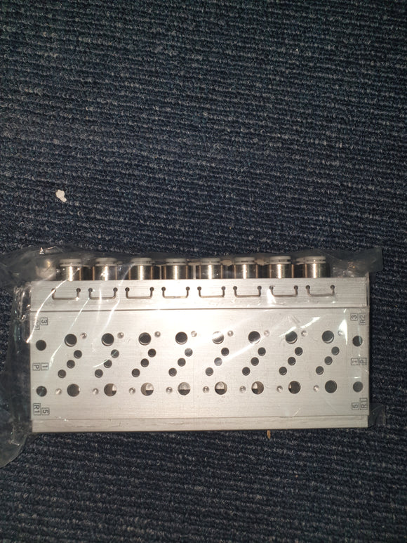 SMC VV5QZ25-08C6C mfld, base mount w/fittings