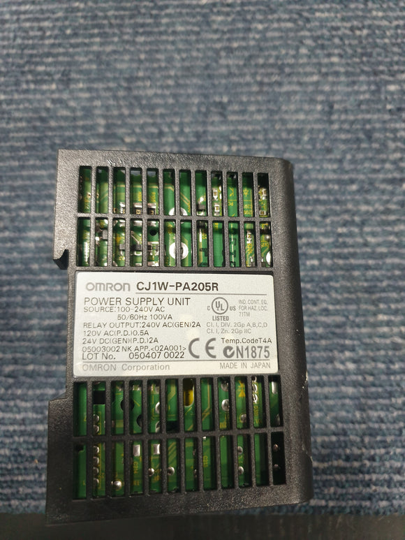 OMRON CJ1W-PA205R Power Supply Unit