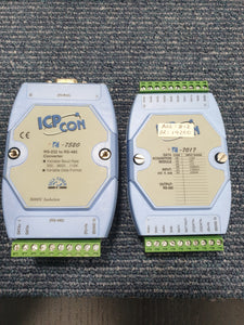 ICP CON i-7520 + i-7017 Isolated RS-232-RS-485 Converter